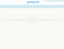 Tablet Screenshot of goodog.info
